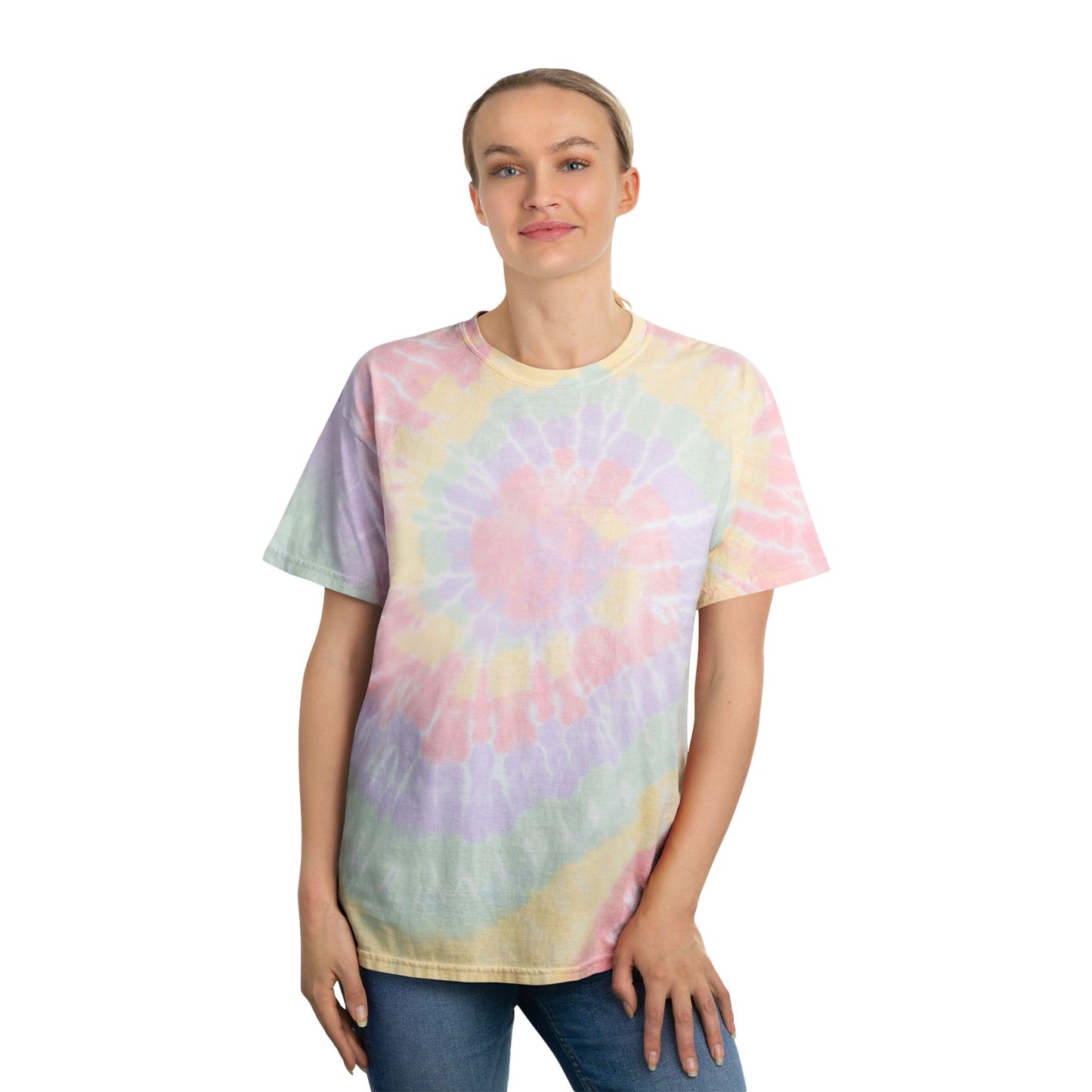 Art by Jamilee T-Shirt, Unisex Pastel Spiral Tie-Dye Tee