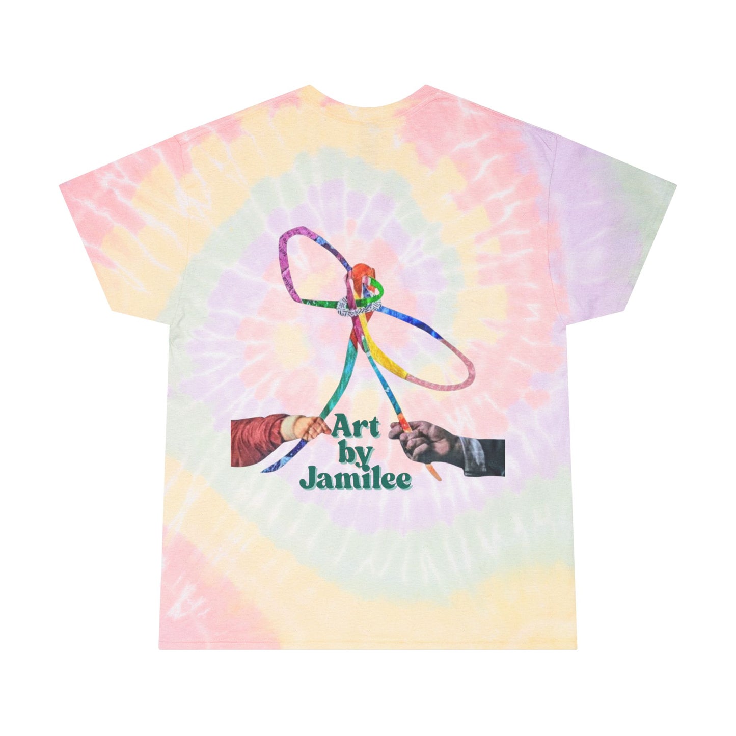 Art by Jamilee T-Shirt, Unisex Pastel Spiral Tie-Dye Tee