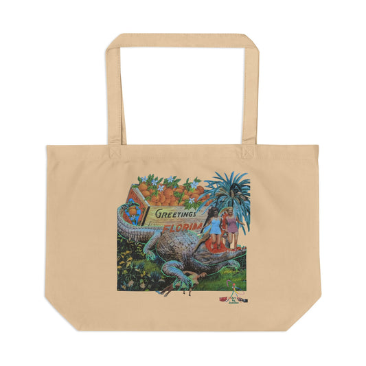 'Greetings from Florida' Large Eco Tote