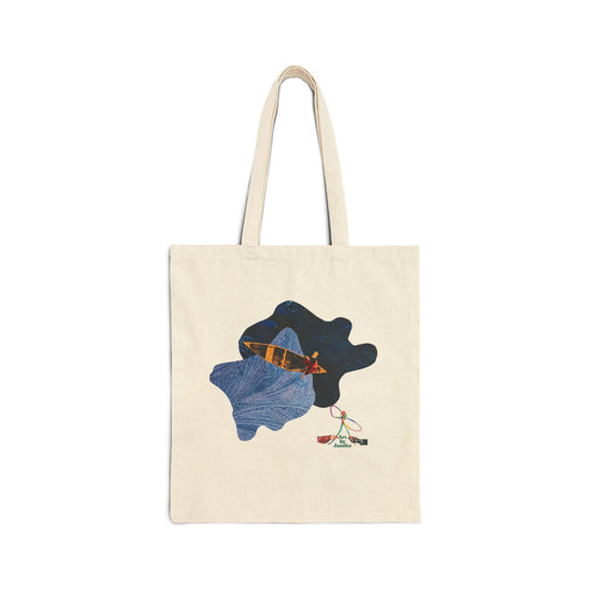 'Lost at Sea' - Medium Cotton Tote