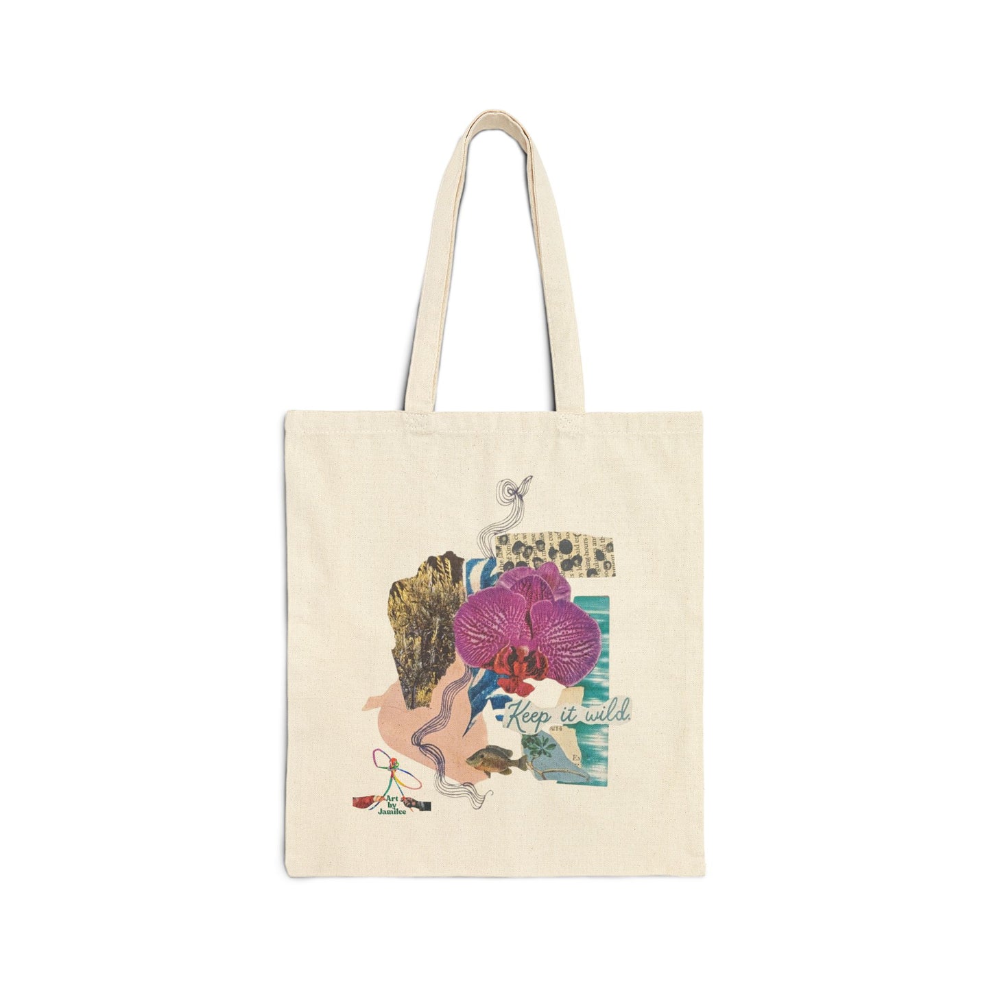 'Keep it Wild' - Medium Cotton Tote