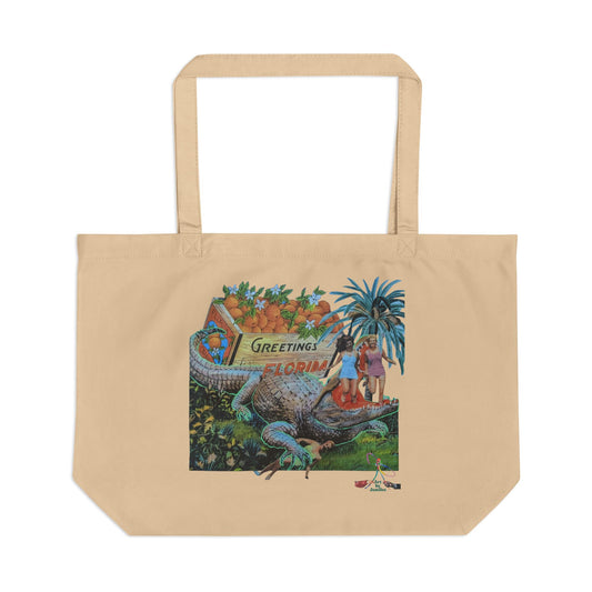 'Greetings from Florida' Large Eco Tote