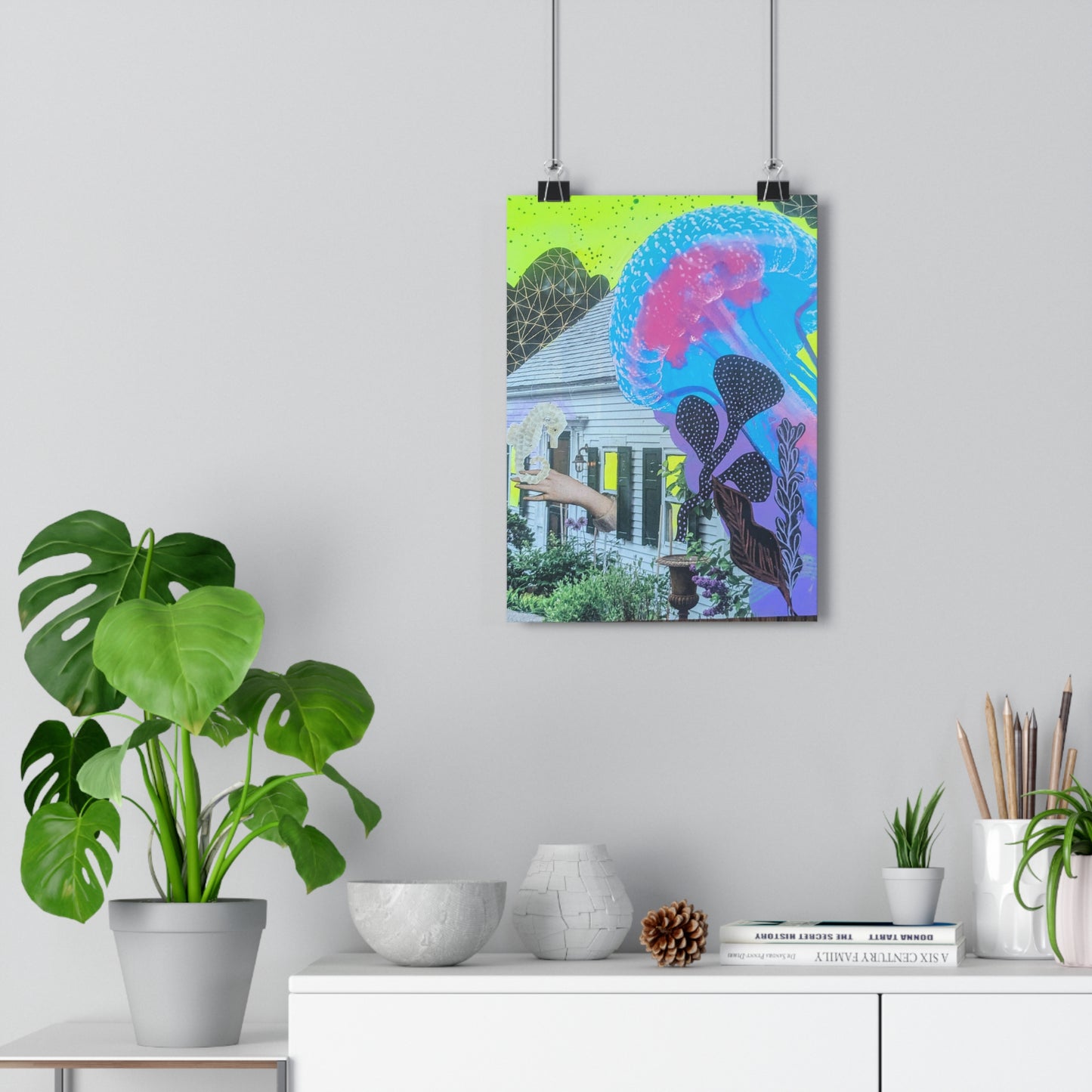 Jelly (Mixed Media Collage Fine Art Giclee Print)
