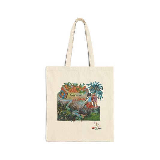 'Greetings from Florida' Medium Cotton Tote