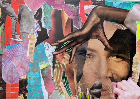 We the People (14.25 x 17.15" mixed media collage, original)