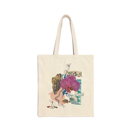 'Keep it Wild' - Medium Cotton Tote