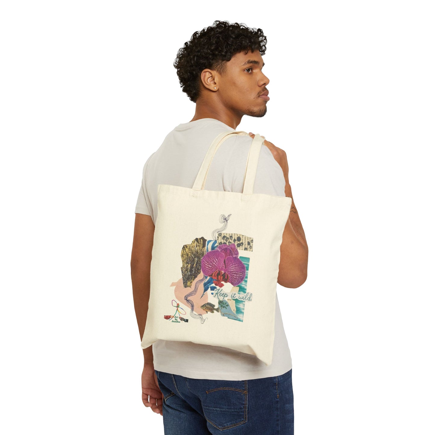 'Keep it Wild' - Medium Cotton Tote