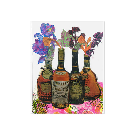 'Flowers and Hennessy' (Fine Art Print)