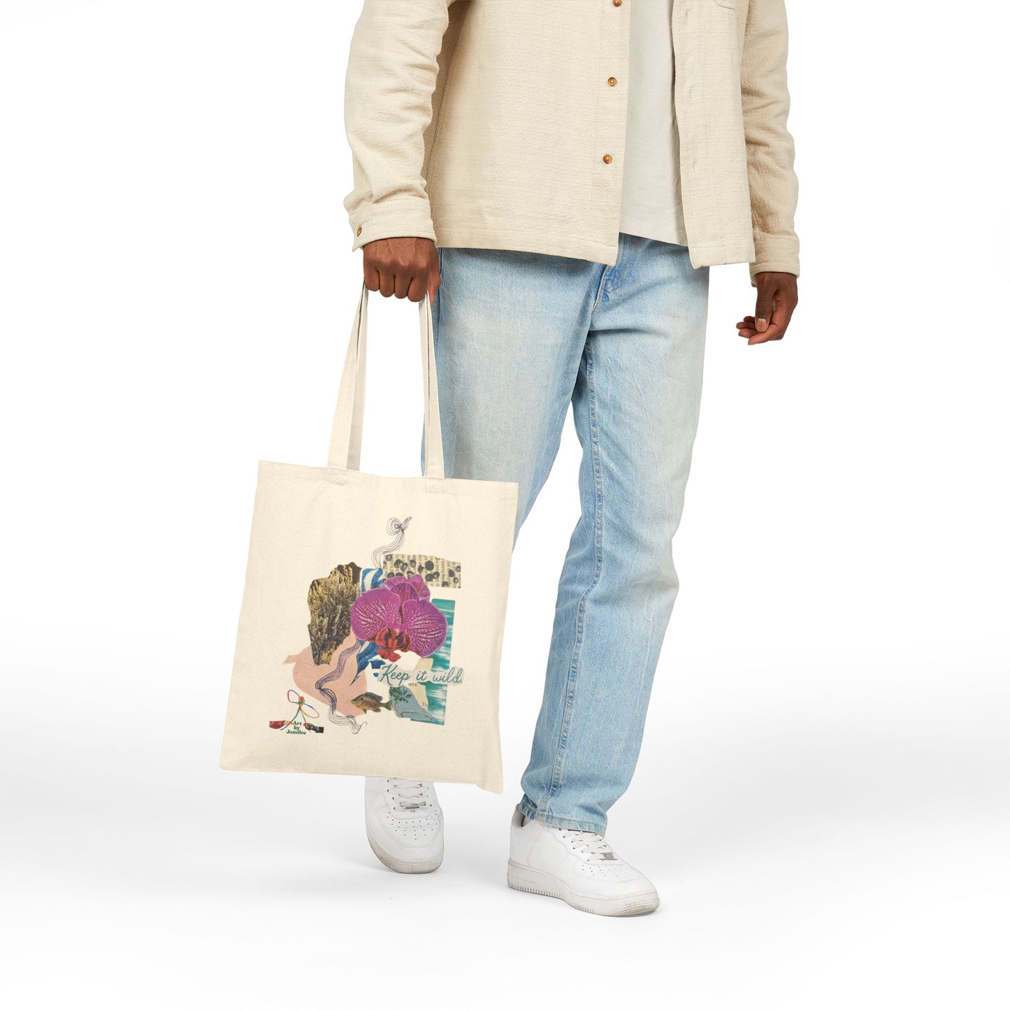 'Keep it Wild' - Medium Cotton Tote